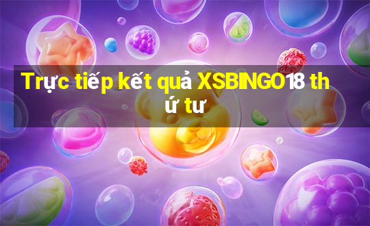 Trực tiếp kết quả XSBINGO18 thứ tư