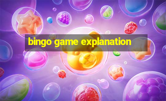 bingo game explanation