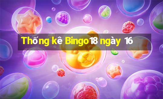 Thống kê Bingo18 ngày 16