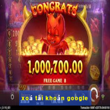 xoá tài khoản google