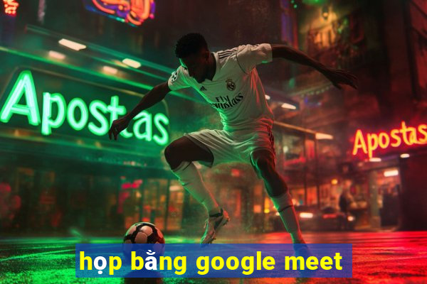 họp bằng google meet