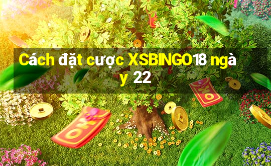 Cách đặt cược XSBINGO18 ngày 22